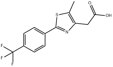 2-(5-METHYL-2-[4-(TRIFLUOROMETHYL)PHENYL]-1,3-THIAZOL-4-YL)ACETIC ACID price.