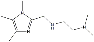 N,N-DIMETHYL-N'-(1,4,5-TRIMETHYL-1H-IMIDAZOL-2-YLMETHYL)-ETHANE-1,2-DIAMINE Struktur