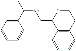 N-(3,4-DIHYDRO-1H-ISOCHROMEN-1-YLMETHYL)-1-PHENYLETHANAMINE Struktur