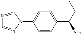 (1R)-1-(4-(1,2,4-TRIAZOLYL)PHENYL)PROPYLAMINE Struktur