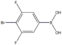 4-BROMO-3,5-DIFLUOROBENZENEBORONIC ACID Struktur