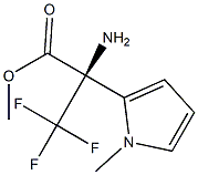 METHYL 3,3,3-TRIFLUORO-2-(1-METHYL-1H-PYRROL-2-YL)ALANINATE Struktur