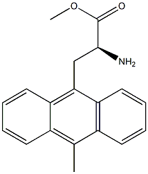 METHYL (2S)-2-AMINO-3-(10-METHYL(9-ANTHRYL))PROPANOATE Struktur