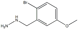 (2-BROMO-5-METHOXY-BENZYL)-HYDRAZINE Struktur