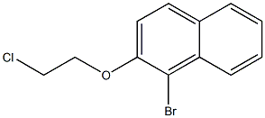 1-BROMO-2-(2-CHLORO-ETHOXY)-NAPHTHALENE Struktur