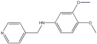 (3,4-DIMETHOXY-PHENYL)-PYRIDIN-4-YLMETHYL-AMINE Struktur