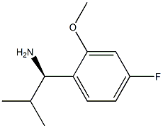 (1R)-1-(4-FLUORO-2-METHOXYPHENYL)-2-METHYLPROPYLAMINE Struktur