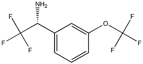 (1R)-2,2,2-TRIFLUORO-1-[3-(TRIFLUOROMETHOXY)PHENYL]ETHYLAMINE Struktur