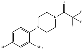 5-CHLORO-2-[4-(TRIFLUOROACETYL)PIPERAZIN-1-YL]ANILINE Struktur