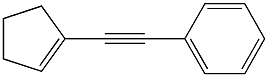 1-(PHENYLETHYNYL)-1-CYCLOPENTENE Struktur