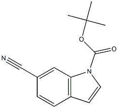 1-BOC-6-CYANOINDOLE Struktur