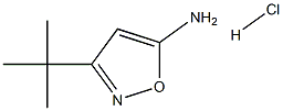 3-TERT-BUTYLISOXAZOL-5-AMINE HYDROCHLORIDE Struktur