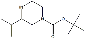 3-ISOPROPYL-PIPERAZINE-1-CARBOXYLIC ACID TERT-BUTYL ESTER Struktur