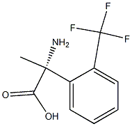 (2R)-2-AMINO-2-[2-(TRIFLUOROMETHYL)PHENYL]PROPANOIC ACID Struktur