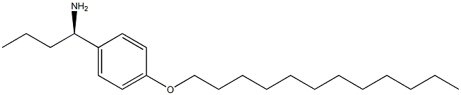 (1R)-1-(4-DODECYLOXYPHENYL)BUTYLAMINE Struktur