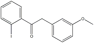 2'-IODO-2-(3-METHOXYPHENYL)ACETOPHENONE Struktur