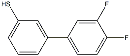 3-(3,4-DIFLUOROPHENYL)THIOPHENOL Struktur