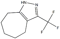 3-TRIFLUOROMETHYL-4,5-(PENTAMETHYLENE)PYRAZOLE Struktur