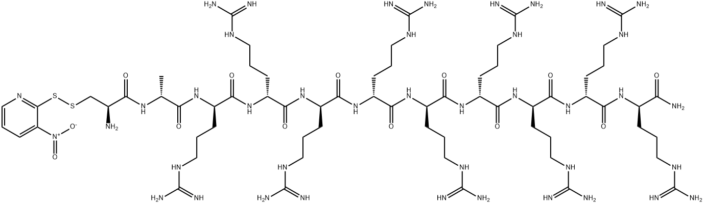 C(NPYS)RRRRRRRRR-NH2 Struktur