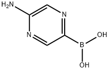 5-AMINOPYRAZIN-2-YL-2-BORONIC ACID Struktur