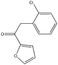 2-(2-CHLOROPHENYL)-1-(2-FURYL)ETHAN-1-ONE Struktur