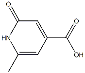 1,2-DIHYDRO-6-METHYL-2-OXOPYRIDINE-4-CARBOXYLIC ACID Struktur