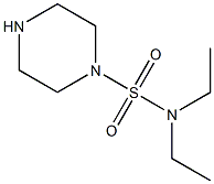 N,N-DIETHYLPIPERAZINE-1-SULFONAMIDE Struktur