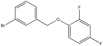 3-BROMOBENZYL-(2,4-DIFLUOROPHENYL)ETHER Struktur