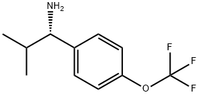 (1S)-2-METHYL-1-[4-(TRIFLUOROMETHOXY)PHENYL]PROPYLAMINE Struktur