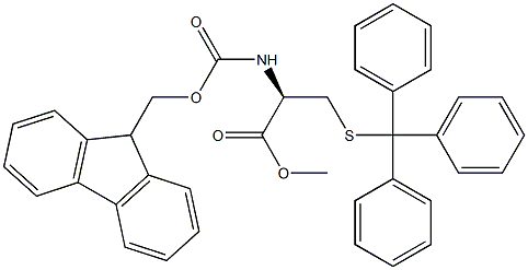 FMOC-CYS(TRT)-OME Struktur