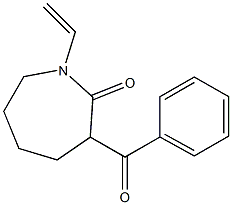 3-BENZOYL-1-VINYL-AZEPAN-2-ONE Struktur