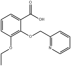 3-ETHOXY-2-(PYRIDIN-2-YLMETHOXY)BENZOIC ACID Struktur