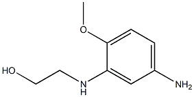 2-METHOXY-N-(2-HYDROXYETHYL)-5-AMINO ANILINE Struktur