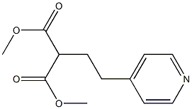 DIMETHYL 2-[2-(4-PYRIDYL)ETHYL]MALONATE Struktur