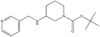 1-BOC-3-[(PYRIDIN-3-YLMETHYL)-AMINO]-PIPERIDINE Struktur