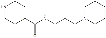 N-(3-PIPERIDIN-1-YLPROPYL)PIPERIDINE-4-CARBOXAMIDE Struktur