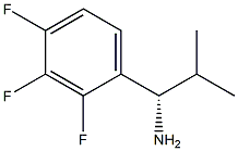 (1S)-2-METHYL-1-(2,3,4-TRIFLUOROPHENYL)PROPYLAMINE Struktur