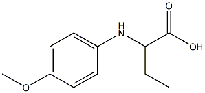 2-(4-METHOXY-PHENYLAMINO)-BUTYRIC ACID Struktur