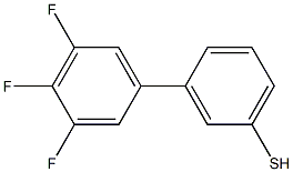 3-(3,4,5-TRIFLUOROPHENYL)THIOPHENOL Struktur