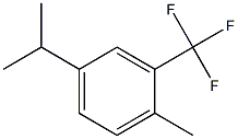 2-METHYL-5-ISOPROPYL-BENZOTRIFLUORIDE Struktur