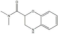 N,N-DIMETHYL-3,4-DIHYDRO-2H-1,4-BENZOXAZINE-2-CARBOXAMIDE Struktur