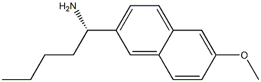 (1S)-1-(6-METHOXY(2-NAPHTHYL))PENTYLAMINE Struktur