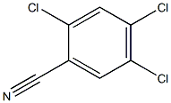 2,4,5-TRICHLOROBENZONITRILE Struktur