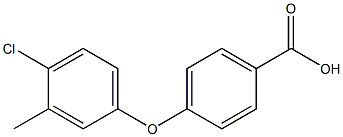 4-(4-CHLORO-3-METHYLPHENOXY)BENZOIC ACID Struktur