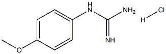 N-(4-METHOXY-PHENYL)-GUANIDINE HYDROCHLORIDE Struktur