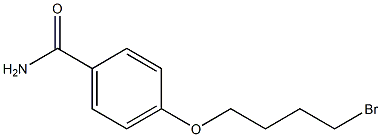 4-(4-BROMO-BUTOXY)-BENZAMIDE Struktur