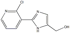 2-(2-CHLOROPYRIDIN-3-YL)-5-HYDROXYMETHYLIMIDAZOLE Struktur