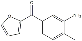 (3-AMINO-4-METHYLPHENYL)(2-FURYL)METHANONE Struktur