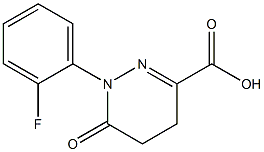 1-(2-FLUOROPHENYL)-6-OXO-1,4,5,6-TETRAHYDROPYRIDAZINE-3-CARBOXYLIC ACID Struktur