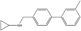 (1R)CYCLOPROPYL[4-(3-METHYLPHENYL)PHENYL]METHYLAMINE Struktur